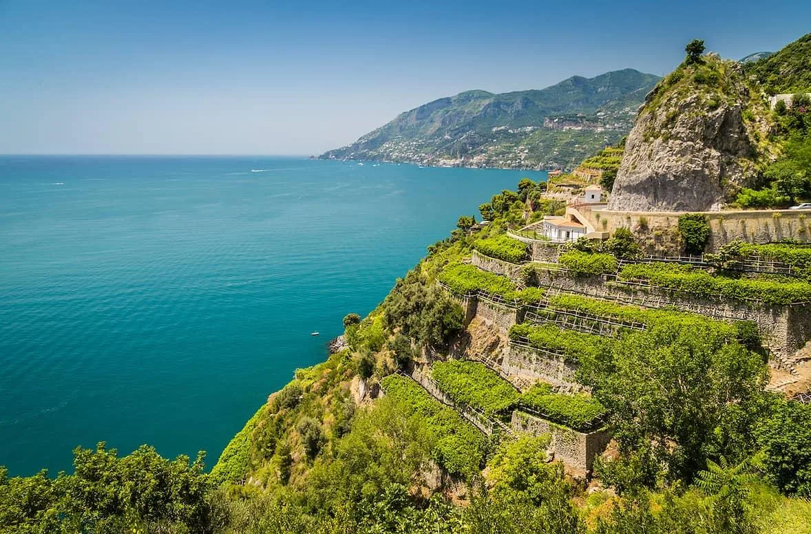 L'orto sui terrazzamenti della Costiera Amalfitana